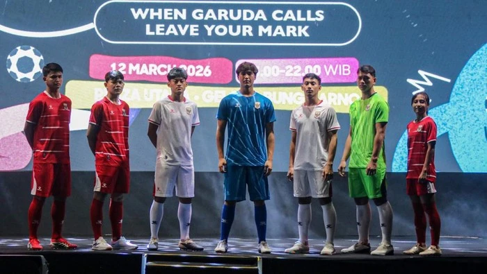 Kelme Resmi Rilis Jersey Baru Timnas Indonesia